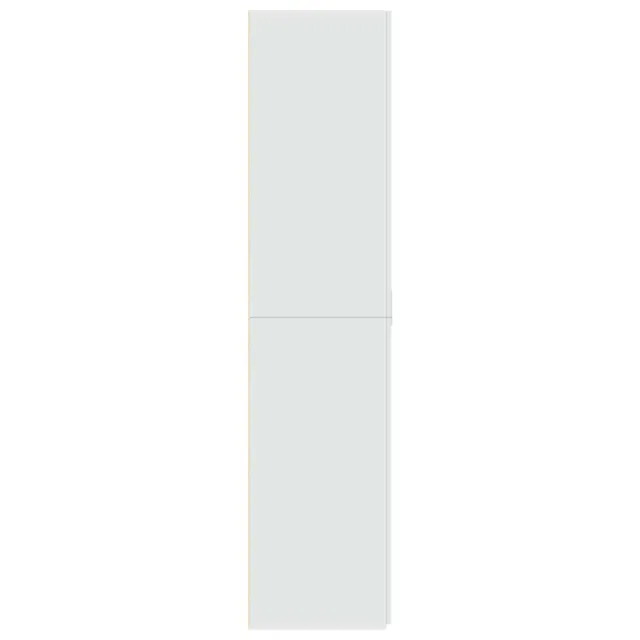 Buffet haut blanc 70x42,5x185 cm bois d'ingénierie