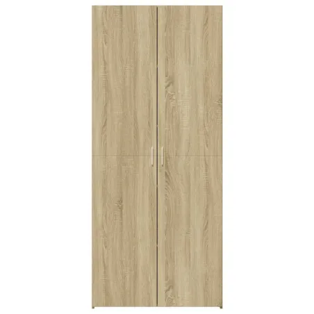 Buffet haut chêne sonoma 70x42,5x185 cm bois d'ingénierie