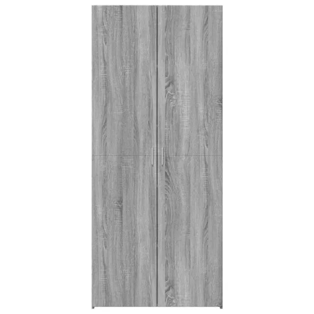 Buffet haut sonoma gris 80x42,5x185 cm bois d'ingénierie