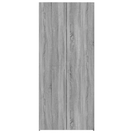 Buffet haut sonoma gris 80x42,5x185 cm bois d'ingénierie