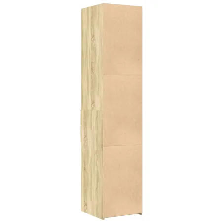 Buffet haut chêne sonoma 40x42,5x185 cm bois d'ingénierie