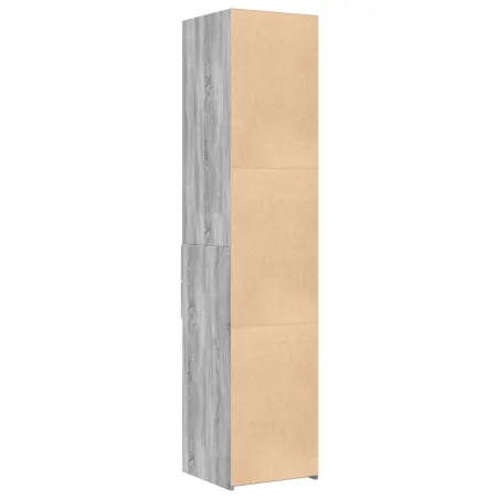 Buffet haut sonoma gris 40x42,5x185 cm bois d'ingénierie