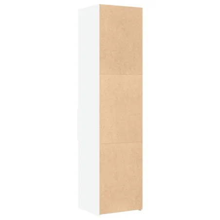 Buffet haut blanc 45x42,5x185 cm bois d'ingénierie