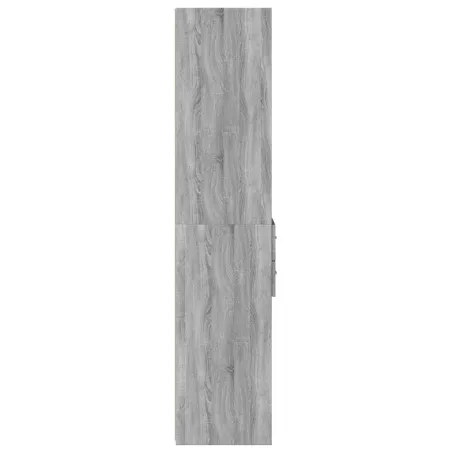 Buffet haut sonoma gris 45x42,5x185 cm bois d'ingénierie
