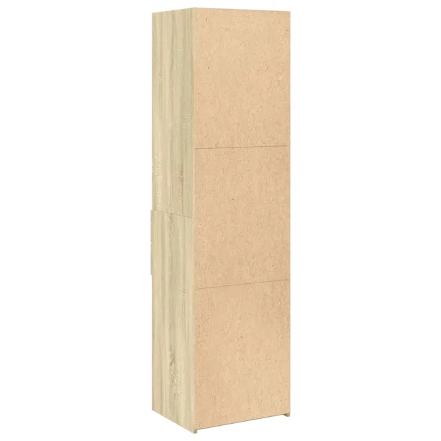 Buffet haut chêne sonoma 50x42,5x185 cm bois d'ingénierie