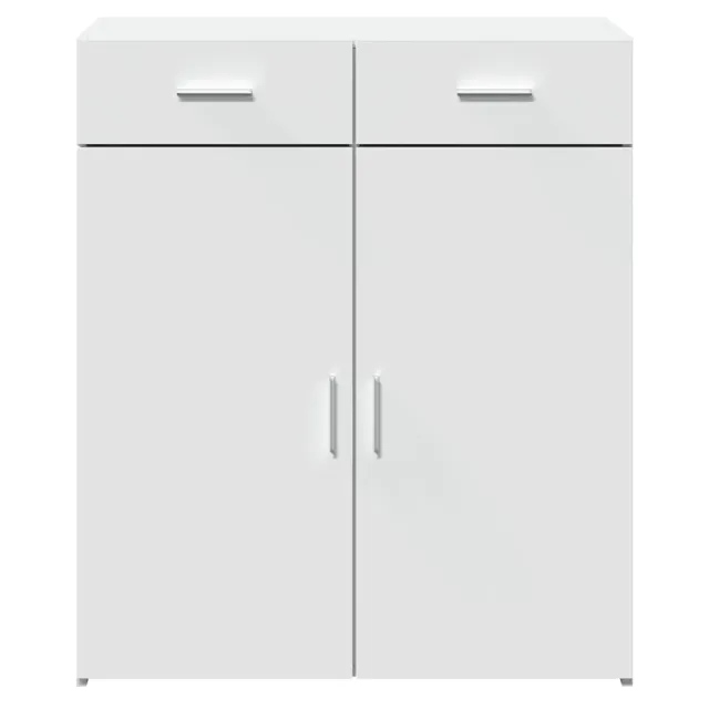 Buffet blanc 80x42,5x93 cm bois d'ingénierie