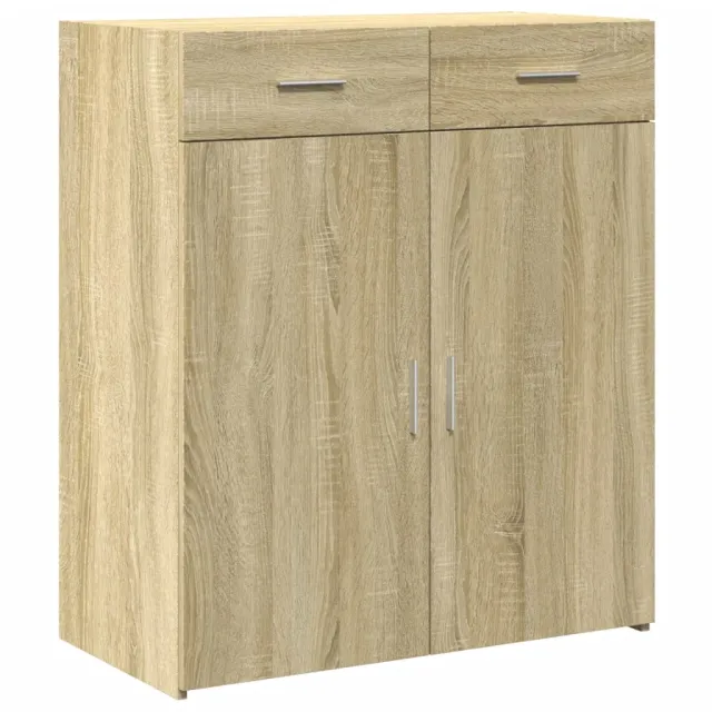 Buffet chêne sonoma 80x42,5x93 cm bois d'ingénierie