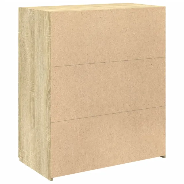 Buffet chêne sonoma 80x42,5x93 cm bois d'ingénierie