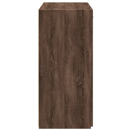 Buffet chêne marron 80x42,5x93 cm bois d'ingénierie
