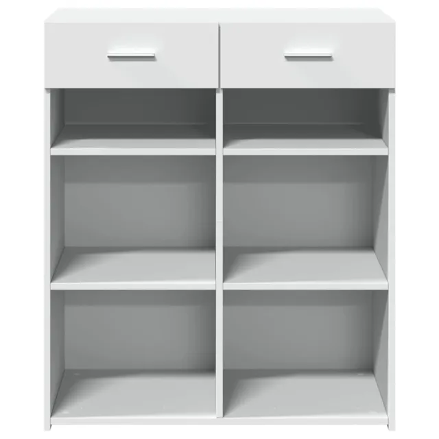 Buffet blanc 80x42,5x93 cm bois d'ingénierie