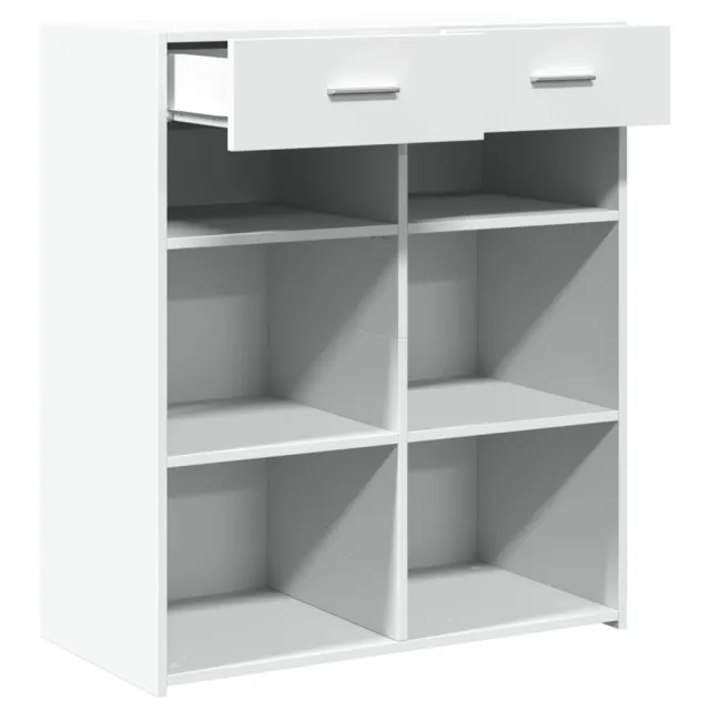 Buffet blanc 80x42,5x93 cm bois d'ingénierie