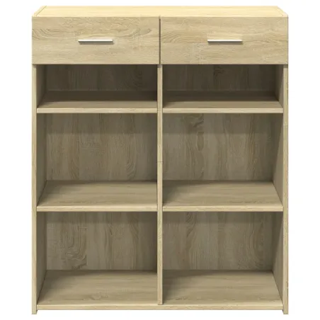 Buffet chêne sonoma 80x42,5x93 cm bois d'ingénierie