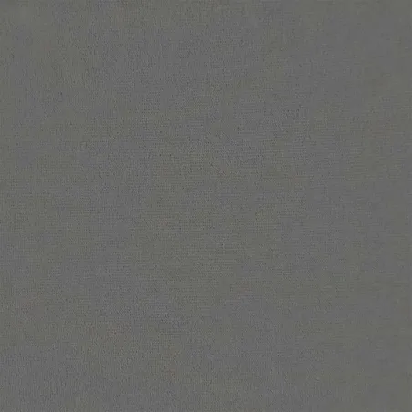 Chaise à bascule avec repose-pied Gris foncé Velours