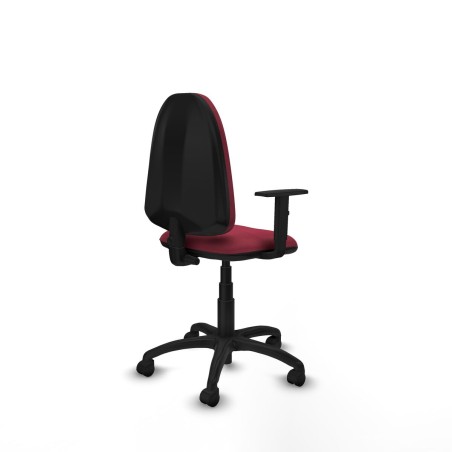 Sedia da Ufficio Piqueras y Crespo B1D01RN Rosso Granato