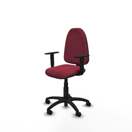 Sedia da Ufficio Piqueras y Crespo B1D01RN Rosso Granato