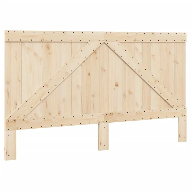 Cadre de lit sans matelas avec tête de lit 200x200 cm