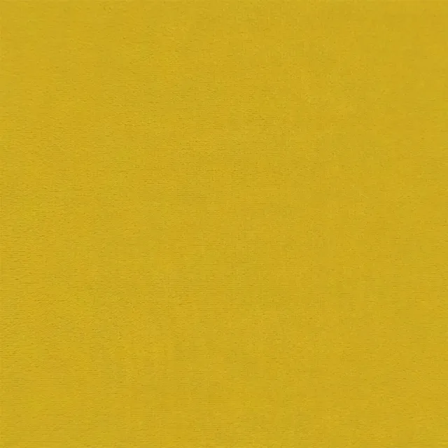 Chaise à bascule avec repose-pied Jaune moutarde Velours