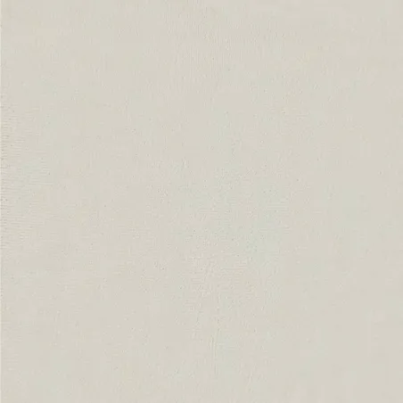 Chaise à bascule avec repose-pied Blanc crème Velours