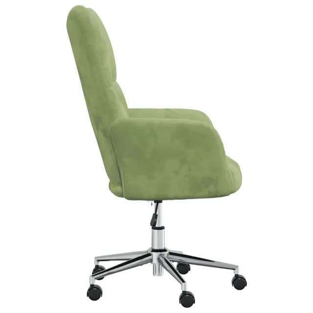 Chaise de relaxation Vert clair Velours