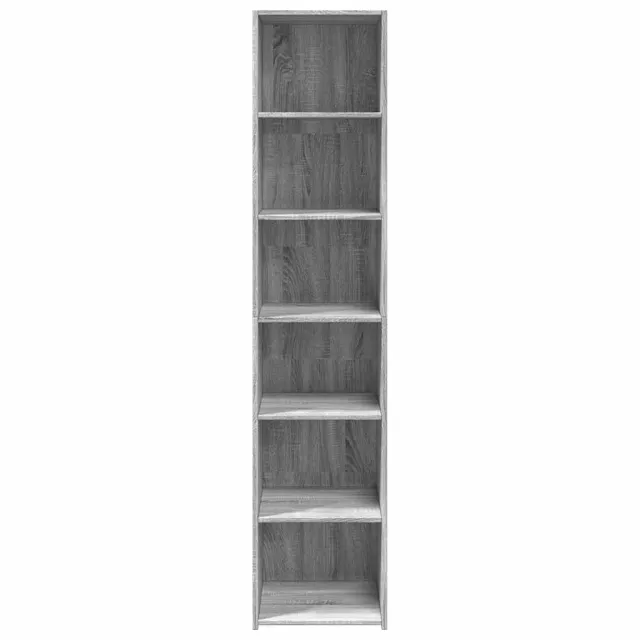 Buffet haut sonoma gris 40x41x185 cm bois d'ingénierie