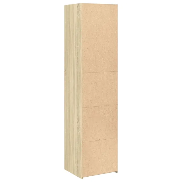 Buffet haut chêne sonoma 45x41x185 cm bois d'ingénierie