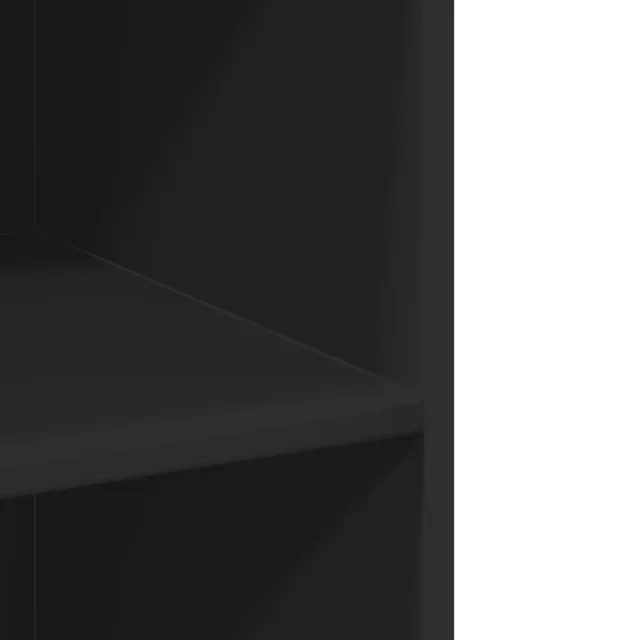 Buffet haut noir 70x41x185 cm bois d'ingénierie