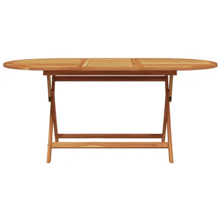 Ensemble à manger de jardin 7 pcs bleu blanc tissu bois massif