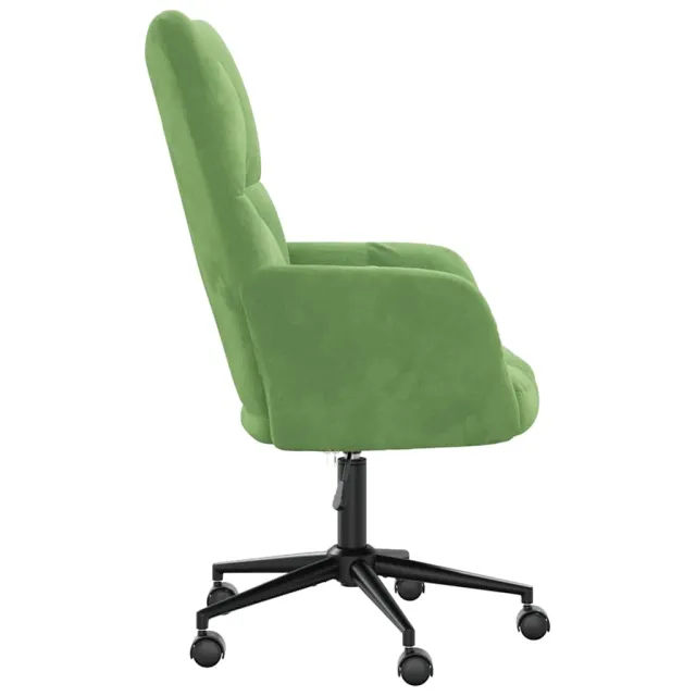Chaise de relaxation Vert clair Velours