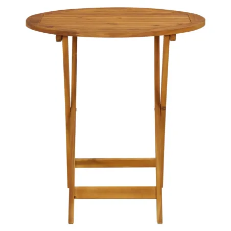 Ensemble de bistro 3 pcs beige résine tressée et bois massif