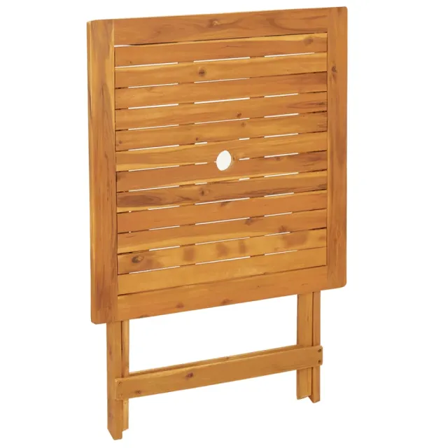 Ensemble de bistro 3 pcs noir résine tressée et bois massif