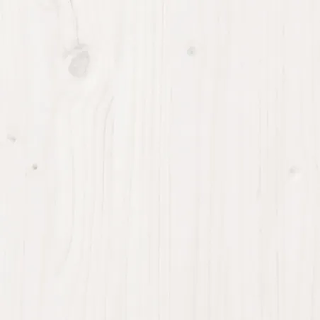 Lit superposé sans matelas blanc 90x200 cm bois de pin massif