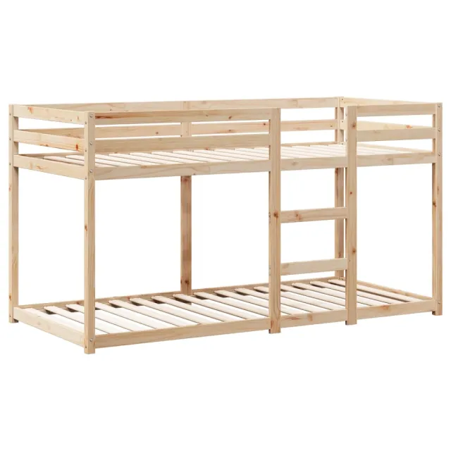 Lit superposé sans matelas 75x190 cm bois de pin massif