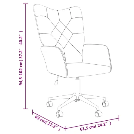 Chaise de relaxation Patchwork Tissu
