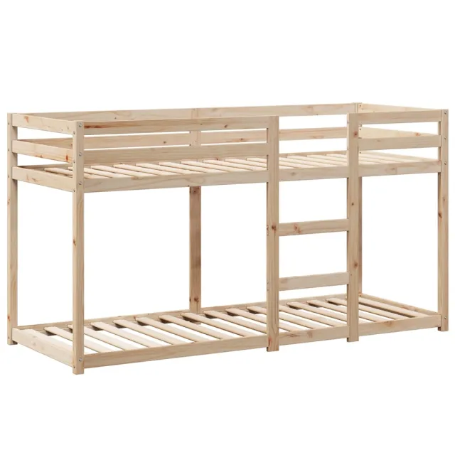 Lit superposé sans matelas 75x190 cm bois de pin massif