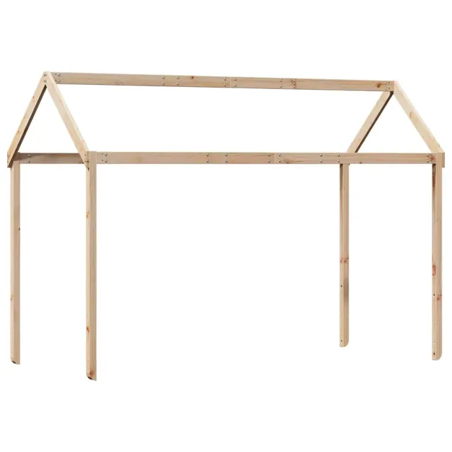Lit superposé sans matelas 90x200 cm bois de pin massif