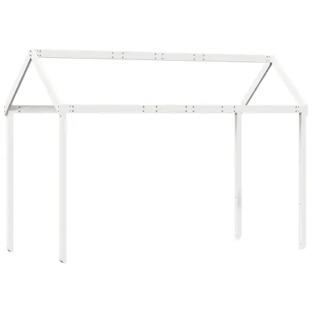 Lit superposé sans matelas blanc 90x200 cm bois de pin massif