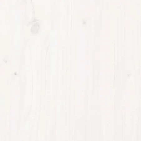 Lit superposé sans matelas blanc 90x200 cm bois de pin massif