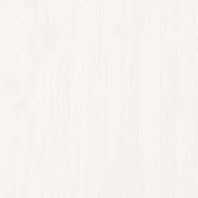 Lit superposé sans matelas blanc 90x190 cm bois de pin massif