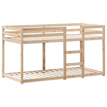 Lit superposé sans matelas 75x190 cm bois de pin massif