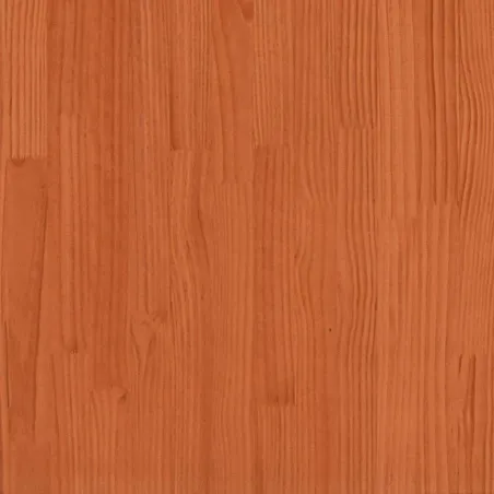 Lit haut sans matelas cire marron 90x200 cm bois de pin massif