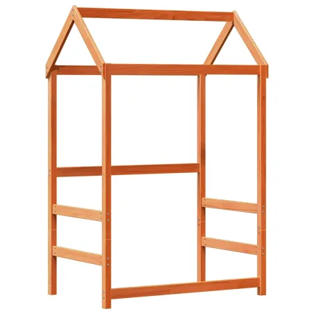 Ensemble de lit et de banc avec toit sans matelas 75x190 cm