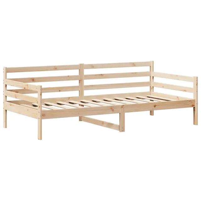 Lit de jour avec toit sans matelas 90x190 cm bois massif