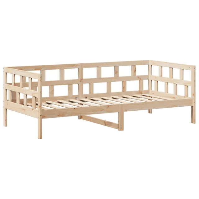 Lit de jour avec toit sans matelas 80x200 cm bois massif