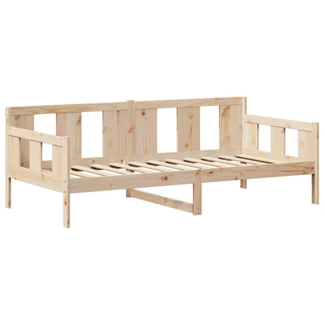 Lit de jour avec toit sans matelas 80x200 cm bois massif