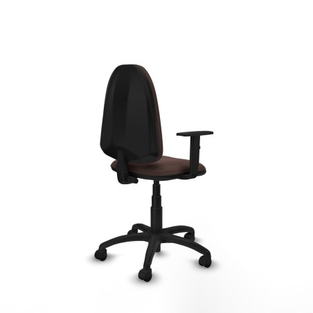Chaise de Bureau Piqueras y Crespo B1D01RN Brun foncé
