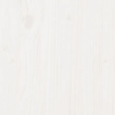 Lit de jour avec toit sans matelas blanc 80x200 cm bois massif