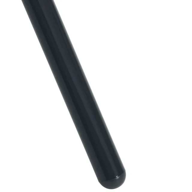 Ensemble de chaises de jardin empilables 3 pcs anthracite