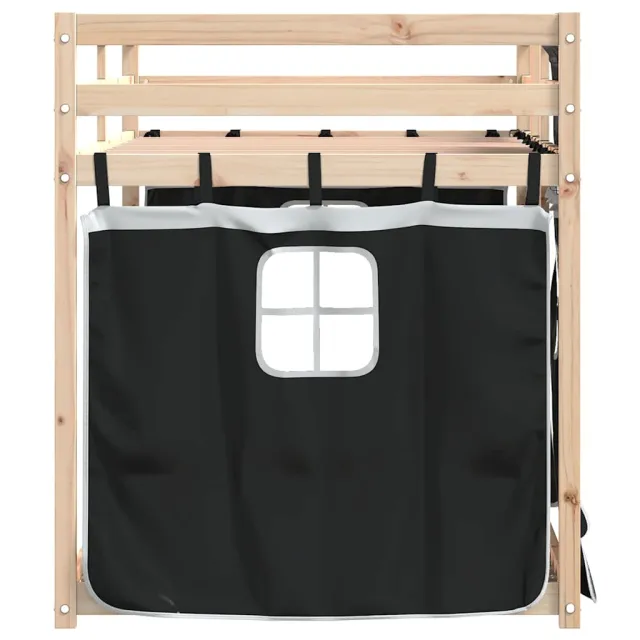 Lit superposé sans matelas 90x200 cm bois de pin massif