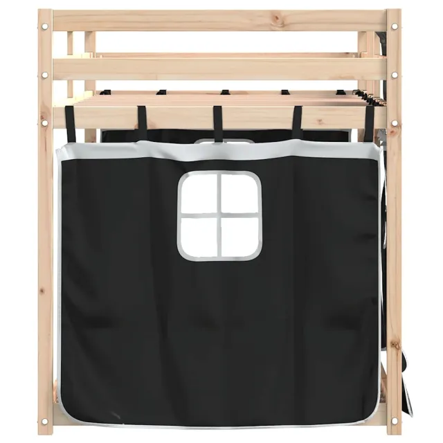 Lit superposé sans matelas 90x190 cm bois de pin massif