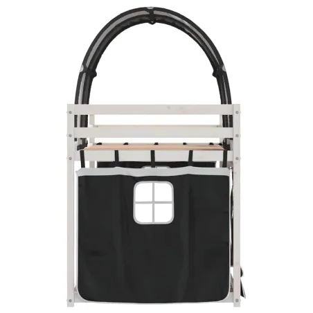 Lit superposé sans matelas 80x200 cm bois de pin massif